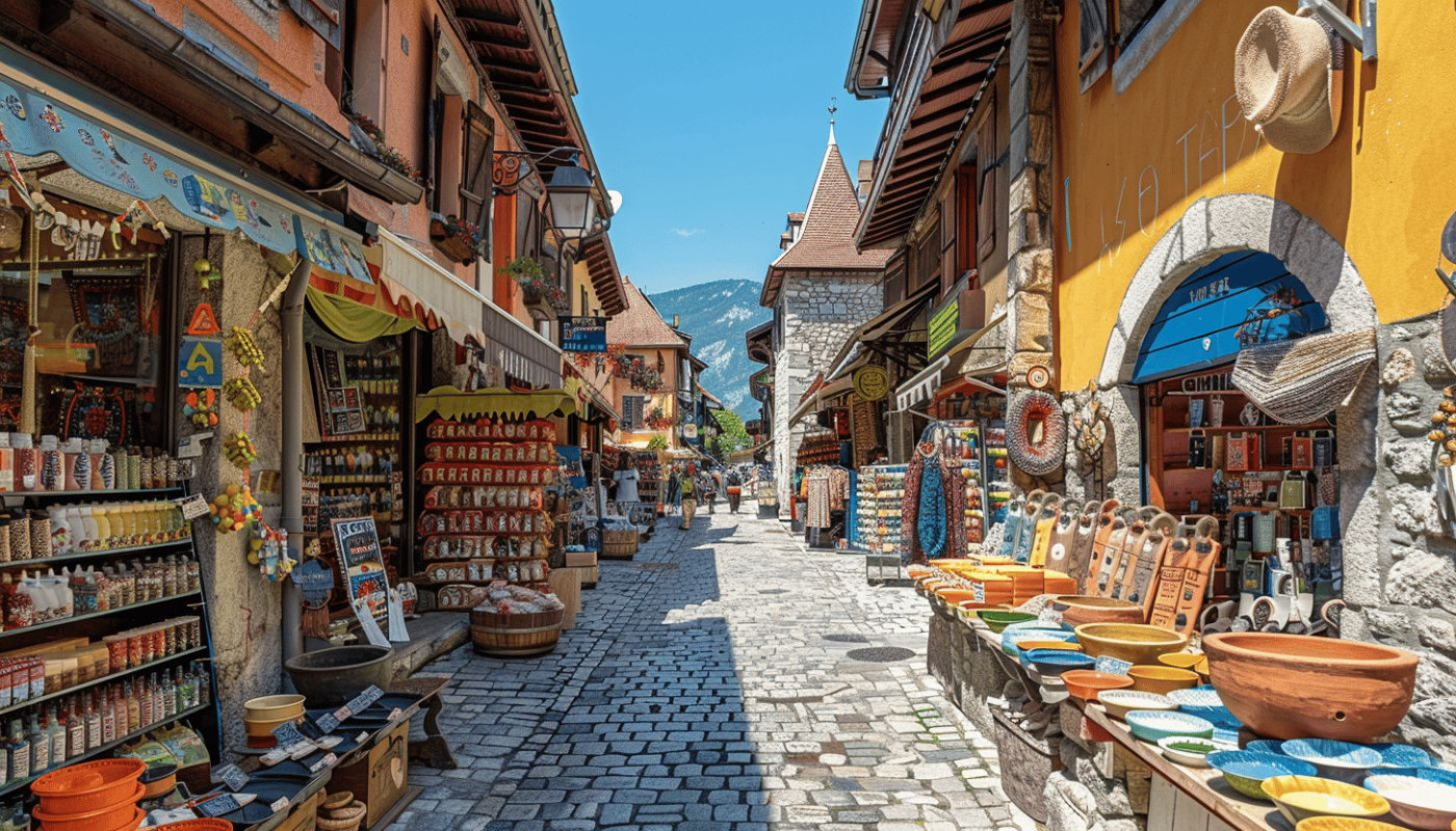 Découverte des boutiques de créateurs et magasins de souvenirs incontournables à Annecy