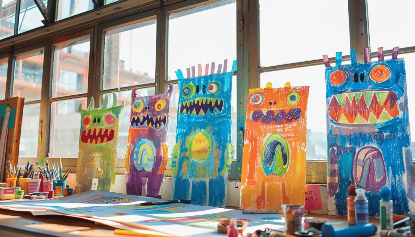 S'amuser à dessiner des monstres colorés, le plaisir du coloriage de géants imaginaires